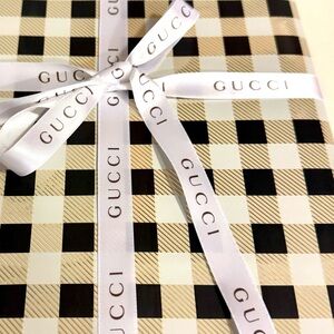 Gucci logo ribbon  3 Yards